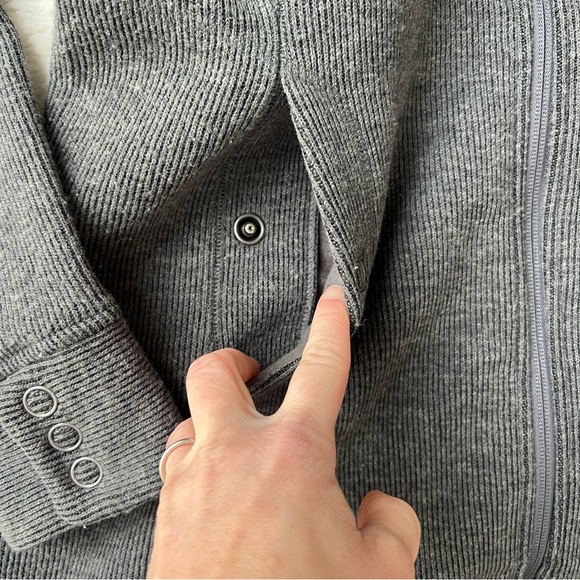 Outdoor Research Salida Long Hoody Gray Full Zip Hooded Fleece Jacket Large - Picture 5 of 13